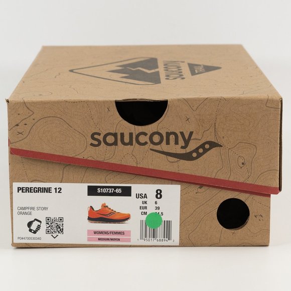 Saucony Women's Peregrine 12 'Campfire Story' S10737-65 Running Jogging Sneakers - Picture 12 of 12